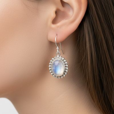 Moonstone Drop Earrings