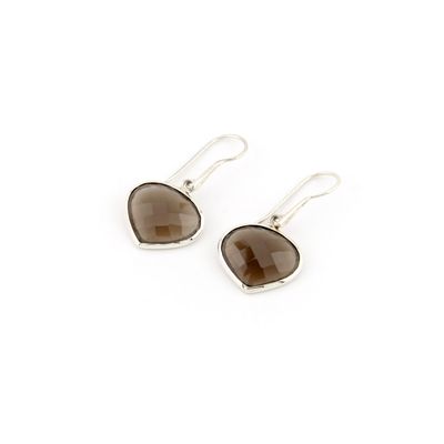 Smokey Quartz Drop Earrings