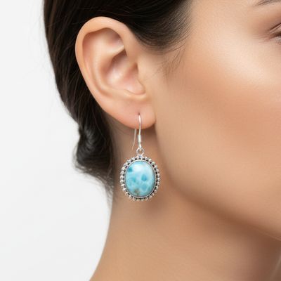 Larimar Drop Earrings