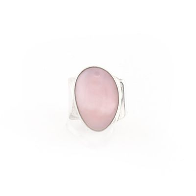 Pink Opal Split Ring