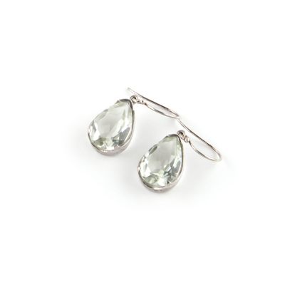 Prasiolite Drop Earrings