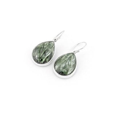 Seraphinite Drop Earrings