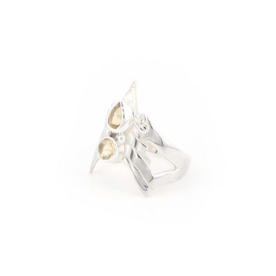 Citrine Angel Ring