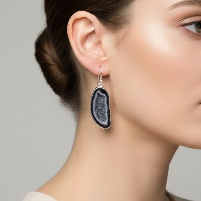 Agate Geode Earrings