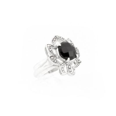 Black Spinel Ring