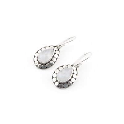 Moonstone Drop Earrings